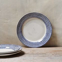 Nkuku Indigo Drop Side Plate - Handcrafted Ceramic Tableware for Stylish Dining 5 Nkuku Indigo Drop Side Plate