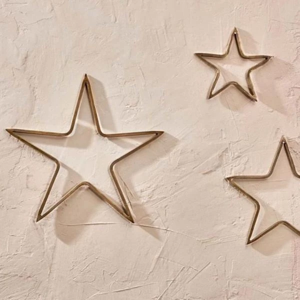 Nkuku Solid Brass Star Large - Elegant Room Decoration for Modern Homes 2 Nkuku Solid Brass Star Large
