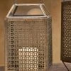 Nkuku Nakko Lantern In Aged Antique Brass