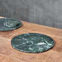 Nkuku Bajo-Plato De Mármol Verde