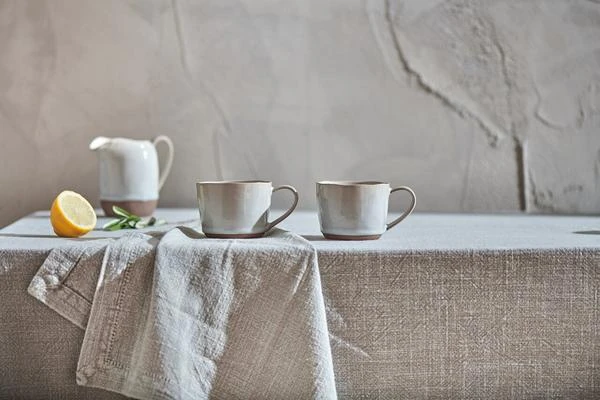 Nkuku Edo Glazed Grey Mug Small - Handcrafted Ceramic Mug for Coffee & Tea 2 Nkuku Edo Glazed Grey Mug Small