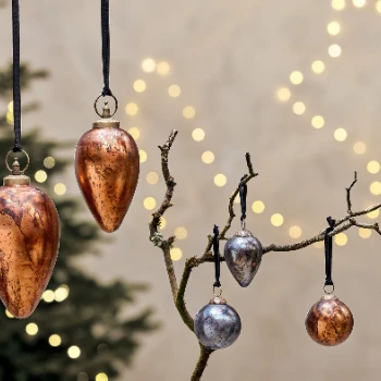 Nkuku Jalshara Giant Bauble - Antique Copper - Small | Handcrafted Room Decor 2 Nkuku Jalshara Giant Bauble - Antique Copper - Small