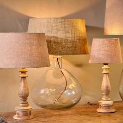 Nkuku Medium Natural Dia Jute Lampshade