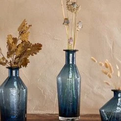 Nkuku Indigo Zaani Glass Vase
