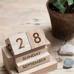 Nkuku Hansa Wooden Calendar