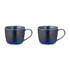 Nkuku Deep Blue Ceramic Coffee Mug