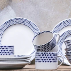 Nkuku Indigo Drop Side Plate