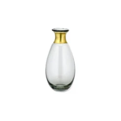 Nkuku Large Glass Smoke Miza Mini Vase