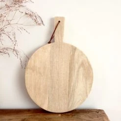 Nkuku Medium Wood Pizza Board - Handcrafted, Eco-Friendly Kitchen Essential 11 Nkuku Medium Wood Pizza Board