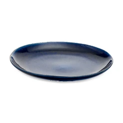 Nkuku Deep Blue Ceramic Dinner Plate