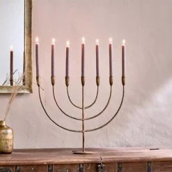 Nkuku Mbata Giant Brass Candelabra