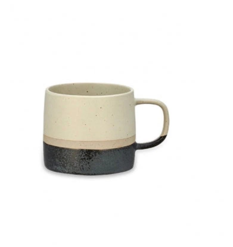 Nkuku Cream Enesta Dipped Mug - Elegant Ceramic Coffee Cup for Home, Kitchen & Dining 1 Nkuku Cream Enesta Dipped Mug