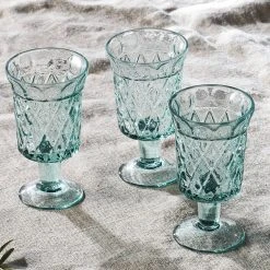 Nkuku Karala Clear Wine Glasses Set Of 4