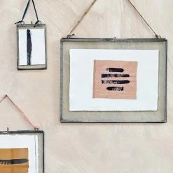 Nkuku Medium Portrait Frame In Zinc