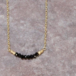 Nkuku Bego Black Onyx Necklace