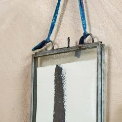 Nkuku Large Portrait Frame In Zinc