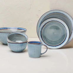 Nkuku Dakara Grey Serving Bowl