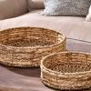 Nkuku Natural Kamtha Water Hyacinth Tray Large