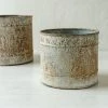 Nkuku Abari Aged Zinc Pot - Small
