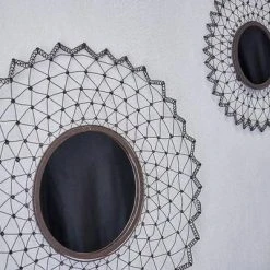 Nkuku Small Rust Arna Wire Mirror