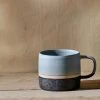 Nkuku Dusty Blue Enesta Dipped Mug