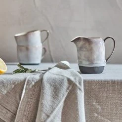 Nkuku Edo Glazed Grey Jug