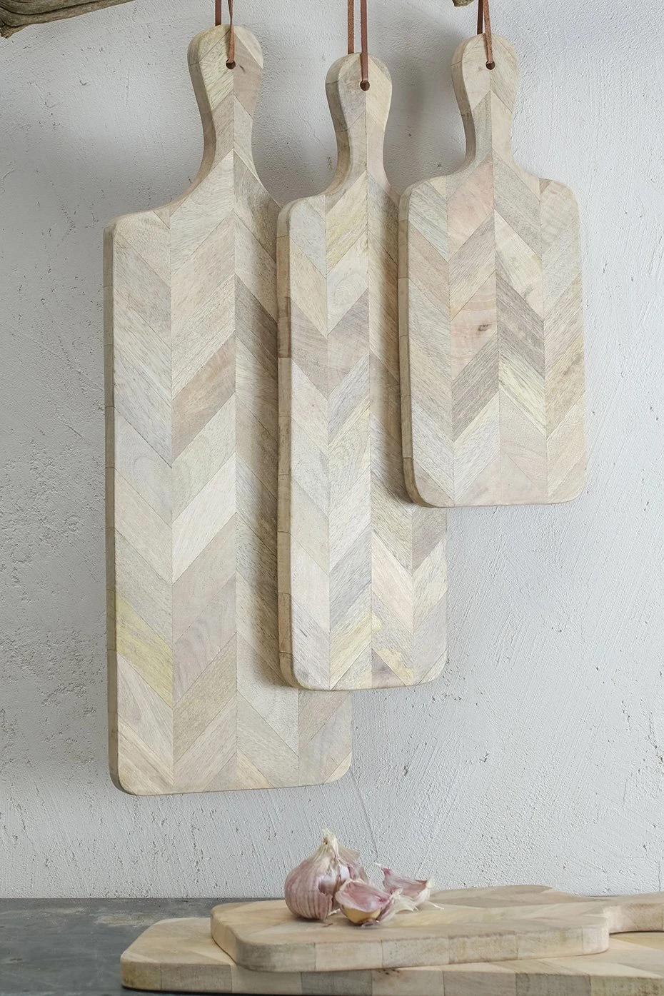 Nkuku Mango Wood Nalbari Chopping Board - 50 X 16 Cm - Eco-Friendly Kitchen Essential 1 Nkuku Mango Wood Nalbari Chopping Board 50 X 16 Cm