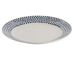 Nkuku Indigo Drop Dinner Plate