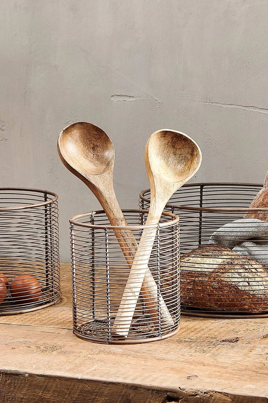 Nkuku Inkollu Aged Brass Basket Bowl Medium - Handcrafted Home Decor & Storage Solution 2 Nkuku Inkollu Aged Brass Basket Bowl Medium