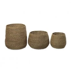 Nkuku Natural Small Noko Seagrass Basket