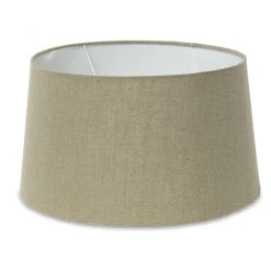 Nkuku Large Wide Recycled Glass Baba Lamp with Extra Large Shade