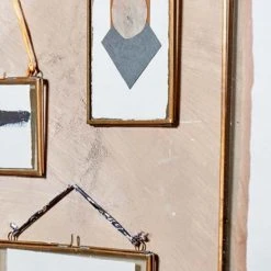 Nkuku Medium Landscape Frame In Antique Brass