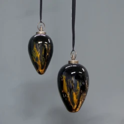 Nkuku Large Aged and Amber Danoa Giant Bauble Drop