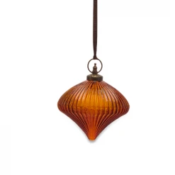 Nkuku Burnt Amber Bouka Giant Bauble