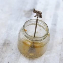 Nkuku Antique Brass Spoon - Handcrafted Kitchen & Dining Utensil 8 Nkuku Antique Brass Spoon