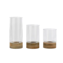 Nkuku Small Straight Idha Hurricane Lantern