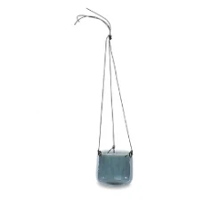 Nkuku Viri Hanging Planter Aged Silver - Small