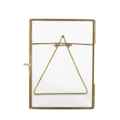 Nkuku Danta Brass Standing Frame 8 x 10