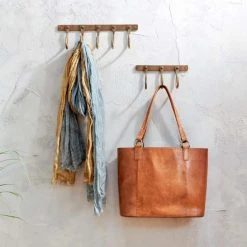 Nkuku Large Antique Brass Kuna Iron Hooks