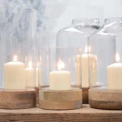 Nkuku Large Tapered Hurricane Lantern