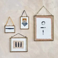 Nkuku Brass Kiko Frame Portrait 4 X 6