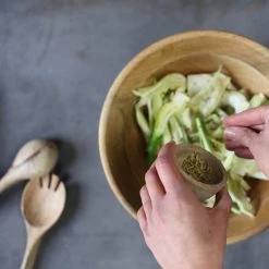 Nkuku Small Indus Mango Wood Salad Bowl