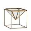 Nkuku Karana Planter on Stand - Antique Brass