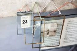 Nkuku Medium Kiko Antique Brass Hanging Frame - 5 x 7 Inch Portrait Display for Home Decor 3 Nkuku Medium Kiko Antique Brass Hanging Frame 5 x 7 inch Portrait