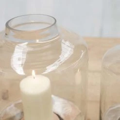 Nkuku Large Tapered Hurricane Lantern