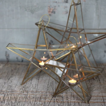 Nkuku Sanwi Standing Star Brass - Medium | Handcrafted Brass Star Decor for Home & Room 2 Nkuku Sanwi Standing Star Brass - Medium