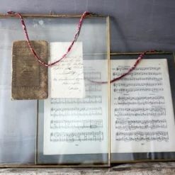 Nkuku 12x18 cm Brass and Glass Kiko Horizontal Frame