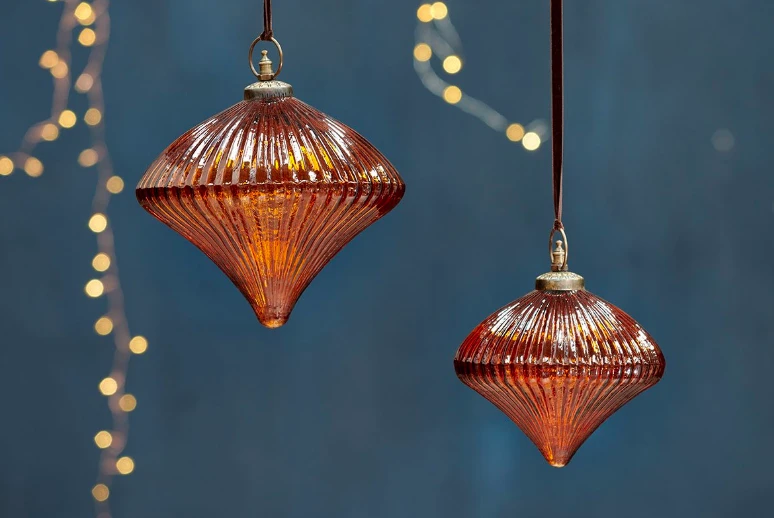 Nkuku Burnt Amber Bouka Giant Bauble - Handcrafted Room Decor for Stylish Interiors 2 Nkuku Burnt Amber Bouka Giant Bauble