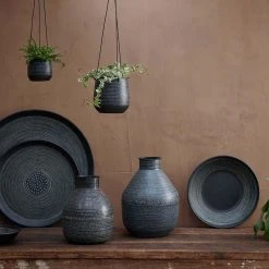 Nkuku Large Black Mahika Vase