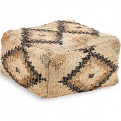 Nkuku Kesu Kilim Pouf - Small